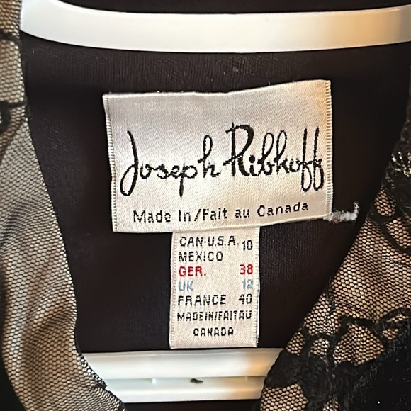 Joseph Ribkoff Rosette Zip Up Lightweight Jacket, Size 10 - Picture 13 of 13